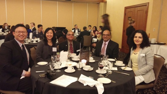 Oakville Chapter AGM (Jan 25) with Jeffrey Lee (GLP Chair), Jeannette Chau (Manager, GLP), Mukul Asthana, Fred Datoo and Parisa Zoghi (Education Outreach Coordinator)